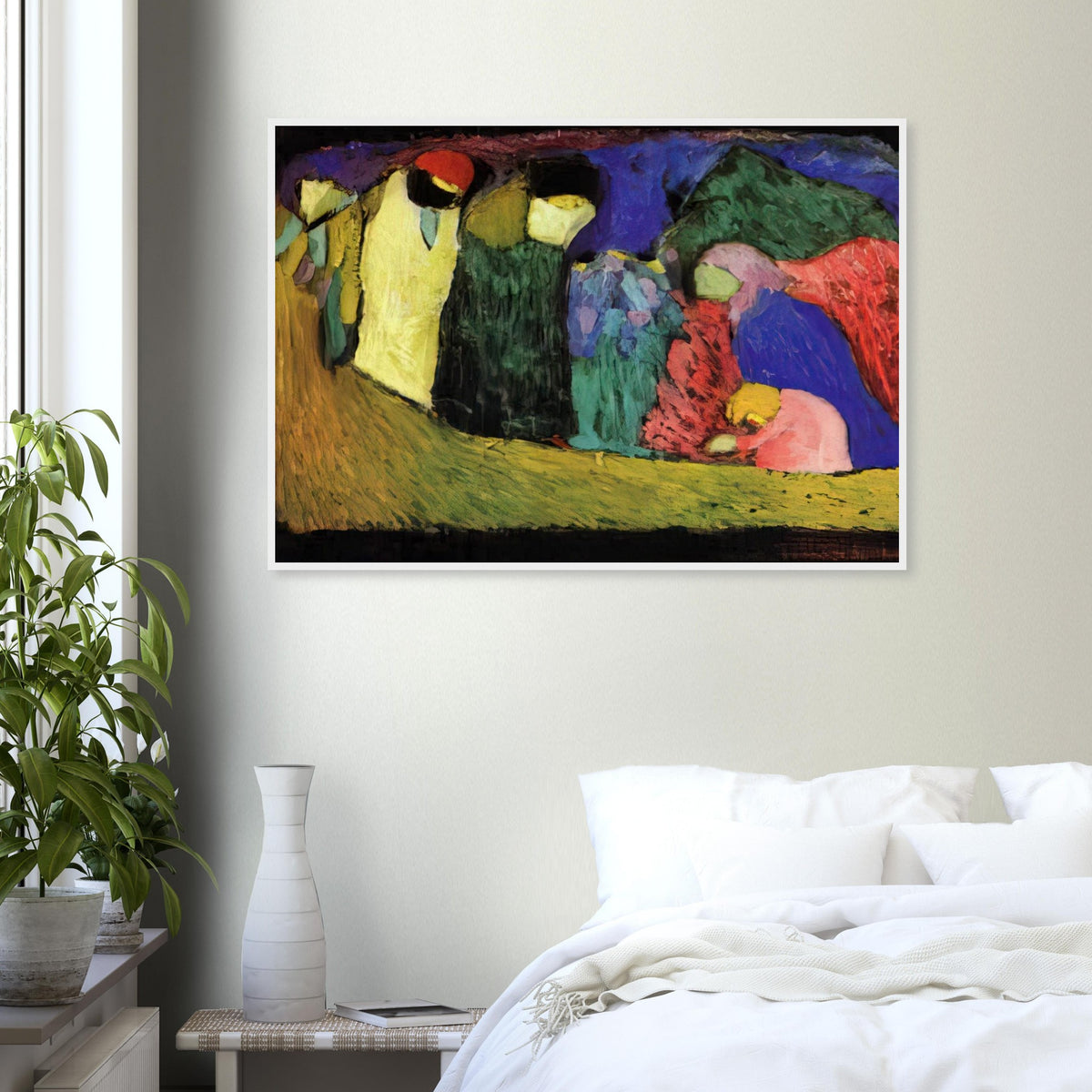 ENCOUNTER 1908 Framed Poster | Wassily Kandinsky Framed Prints Wall Art | Wassily Kandinsky Shop