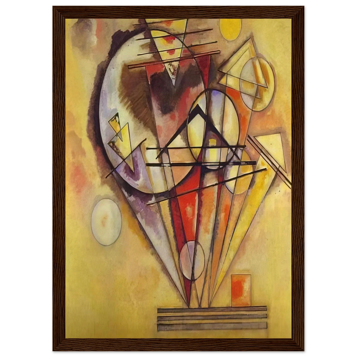 ON THE POINTS 1928 Framed Poster | Wassily Kandinsky Framed Prints Wall Art | Wassily Kandinsky Shop