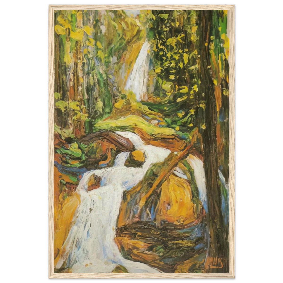 KOCHEL WATERFALL I Framed Poster | Wassily Kandinsky Framed Prints Wall Art | Wassily Kandinsky Shop