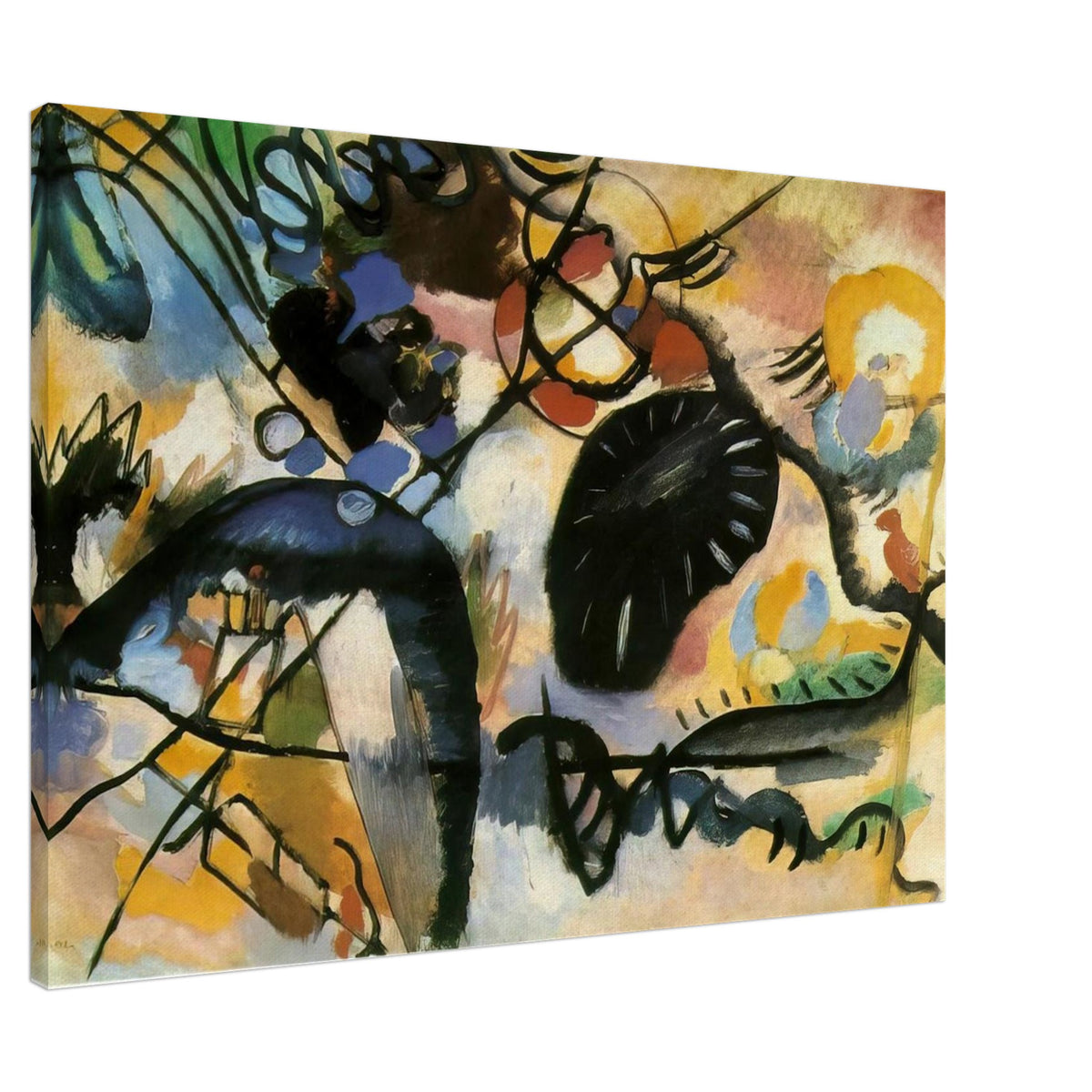 BLACK SPOT 1912 Canvas | Wassily Kandinsky Canvas | Wassily Kandinsky Shop