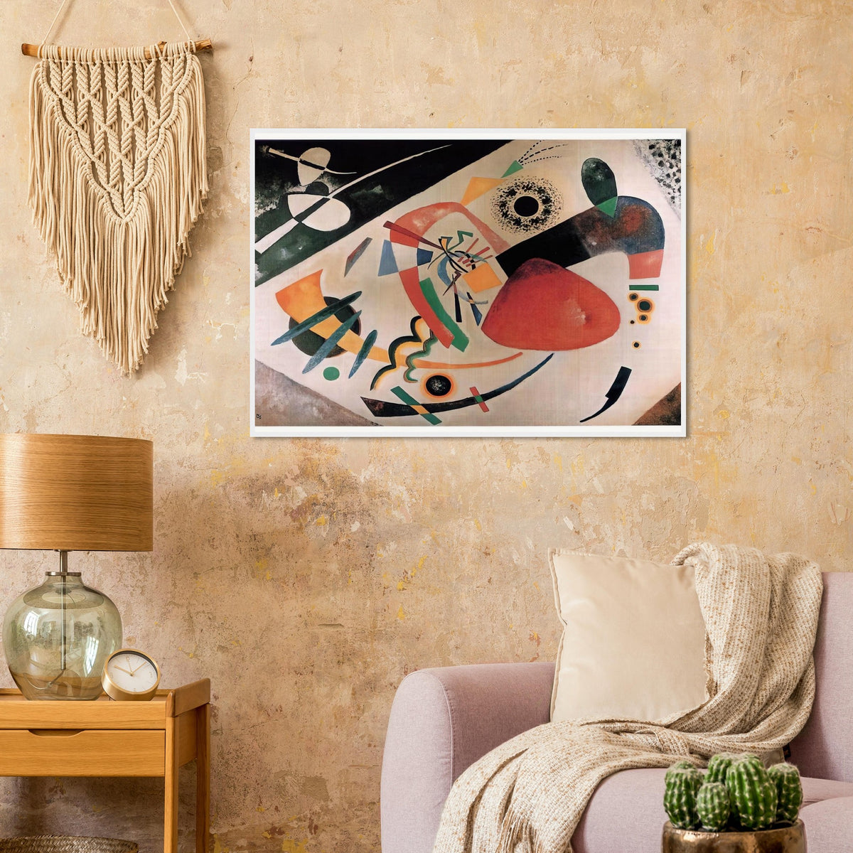RED SPOT II 1921 Framed Poster | Wassily Kandinsky Framed Prints Wall Art | Wassily Kandinsky Shop