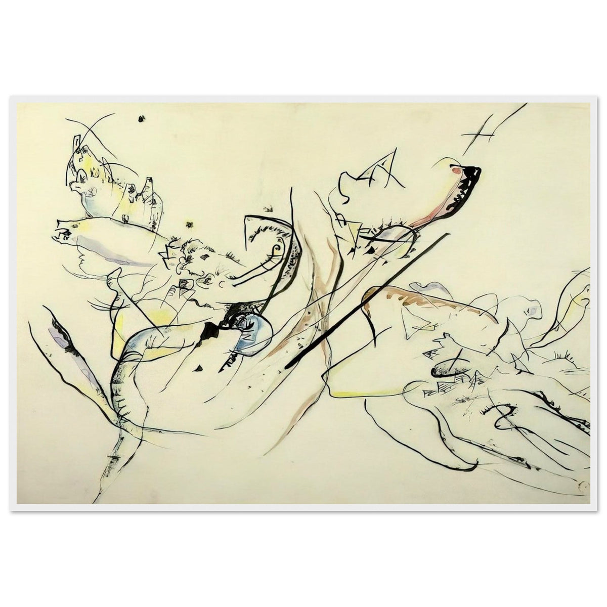 UNTITLED Framed Poster | Wassily Kandinsky Framed Prints Wall Art | Wassily Kandinsky Shop