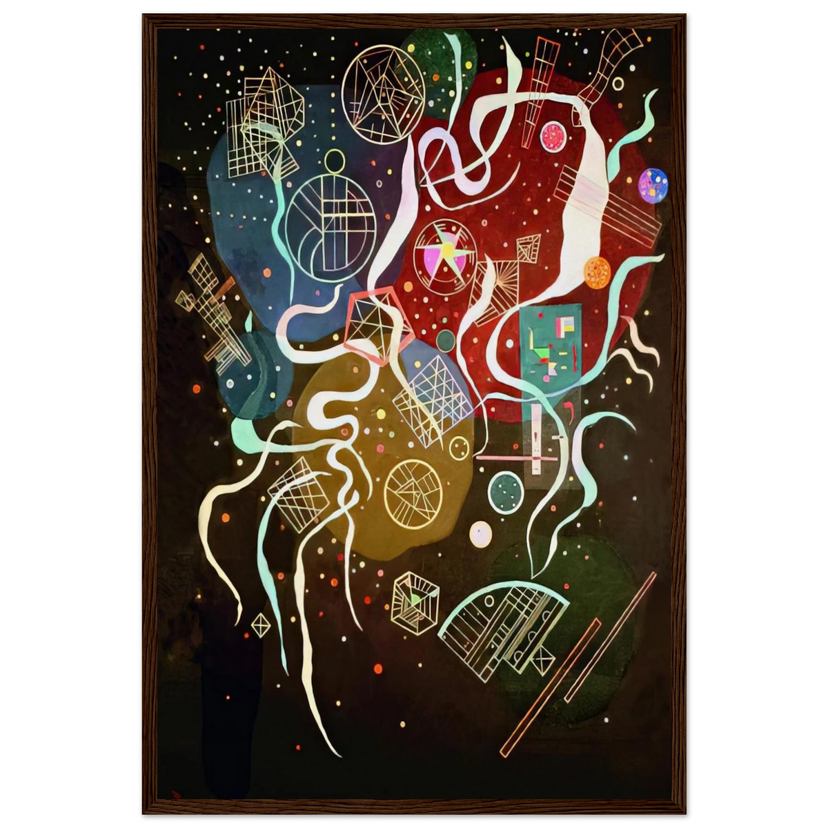 MOVEMENT I 1935 Framed Poster | Wassily Kandinsky Framed Prints Wall Art | Wassily Kandinsky Shop