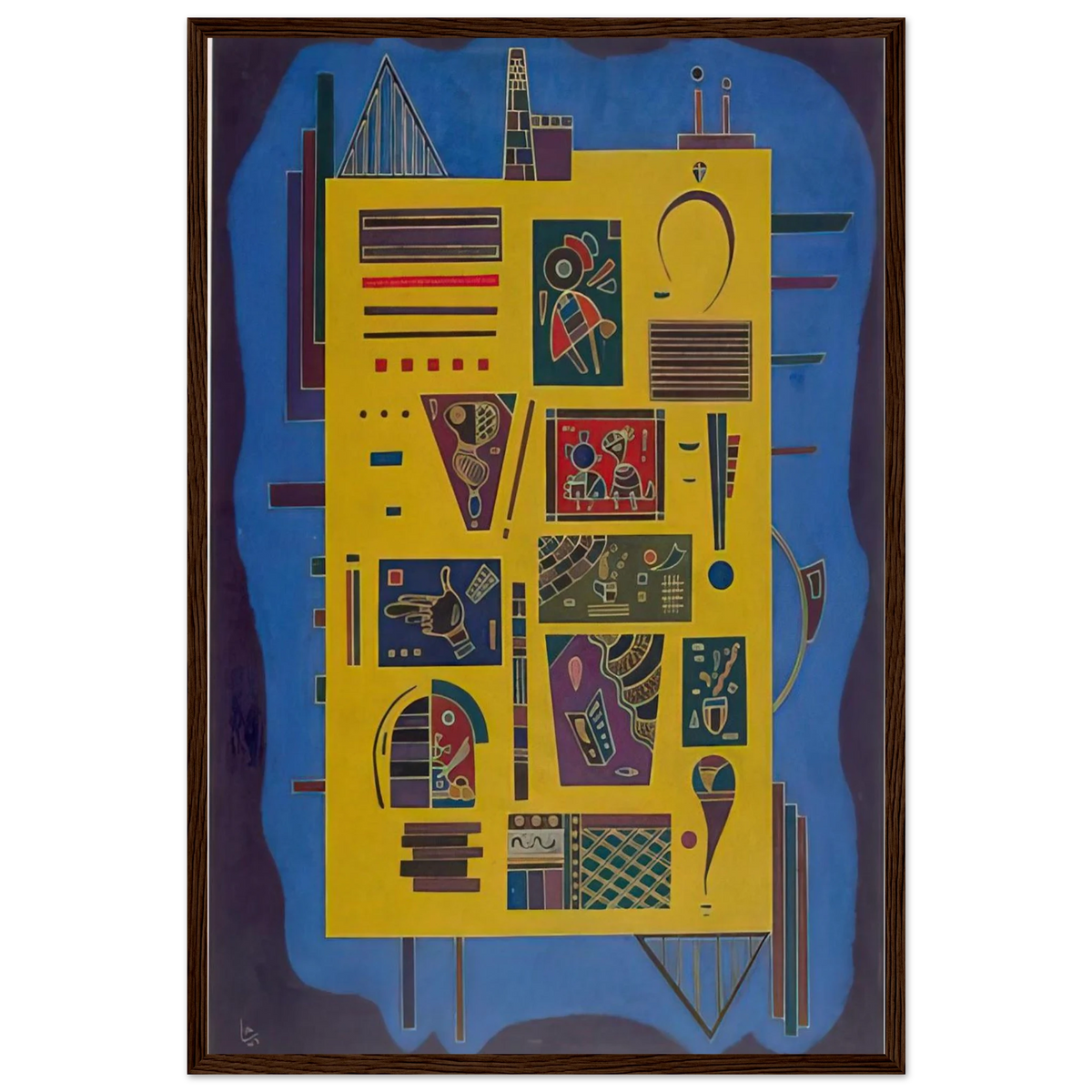 CONGLOMERAT 1943 Framed Poster | Wassily Kandinsky Framed Prints Wall Art | Wassily Kandinsky Shop