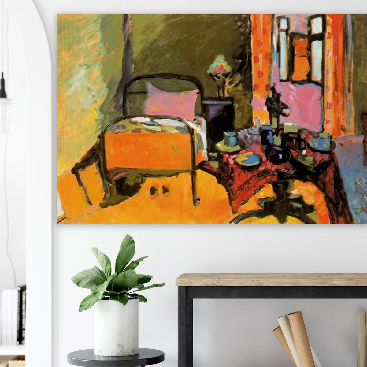 BEDROOM IN AINTMILLERSTRASSE 1909 Poster | Wassily Kandinsky Poster | Wassily Kandinsky Shop