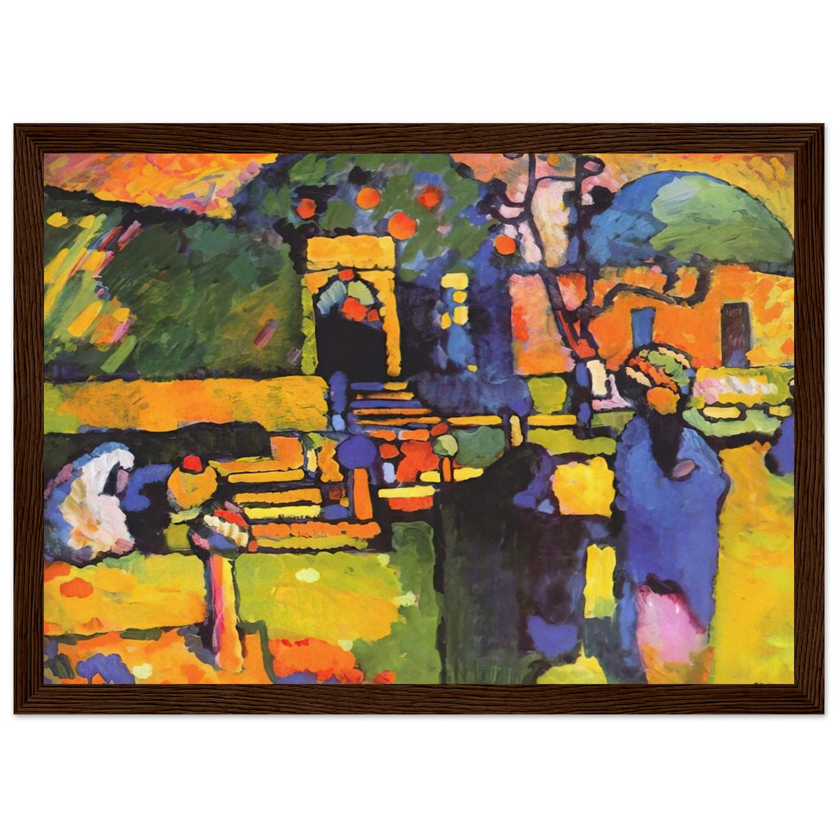 ARABS I CEMETERY 1909 Framed Poster | Wassily Kandinsky Framed Prints Wall Art | Wassily Kandinsky Shop