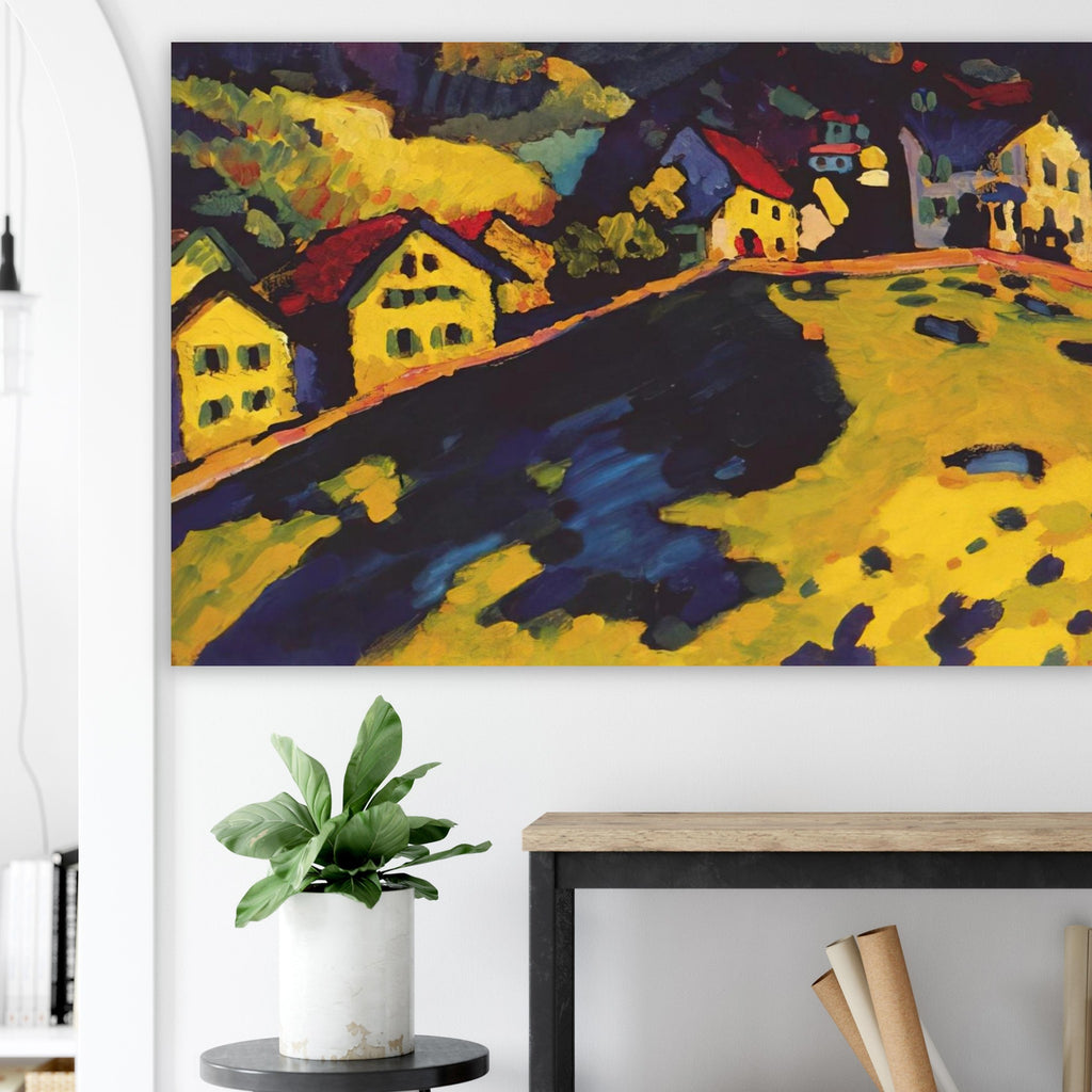 HOUSES AT MURNAU 1909 Poster | Wassily Kandinsky Poster | Wassily Kandinsky Shop