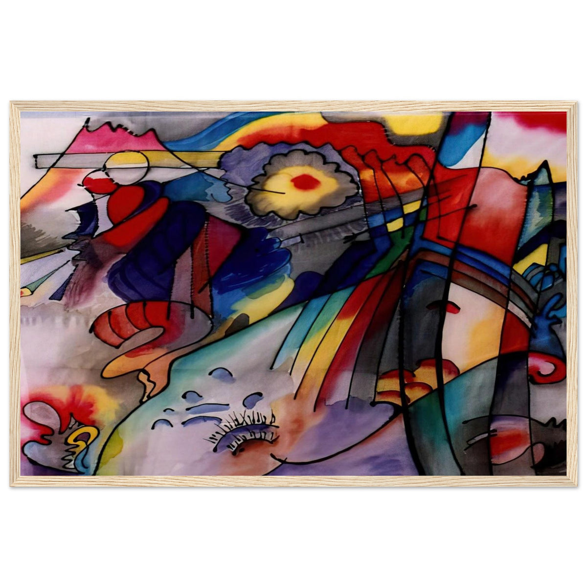 NOT_DETECTED_189363 Framed Poster | Wassily Kandinsky Framed Prints Wall Art | Wassily Kandinsky Shop