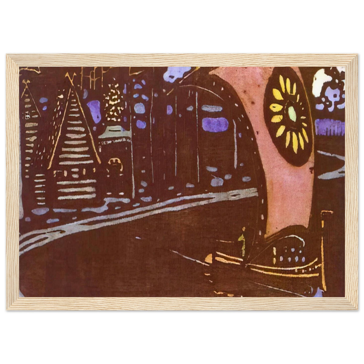 THE GOLDEN SAIL 1903 Framed Poster | Wassily Kandinsky Framed Prints Wall Art | Wassily Kandinsky Shop