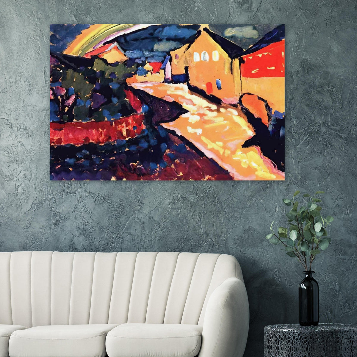 MURNAU WITH RAINBOW 1909 Poster | Wassily Kandinsky Poster | Wassily Kandinsky Shop