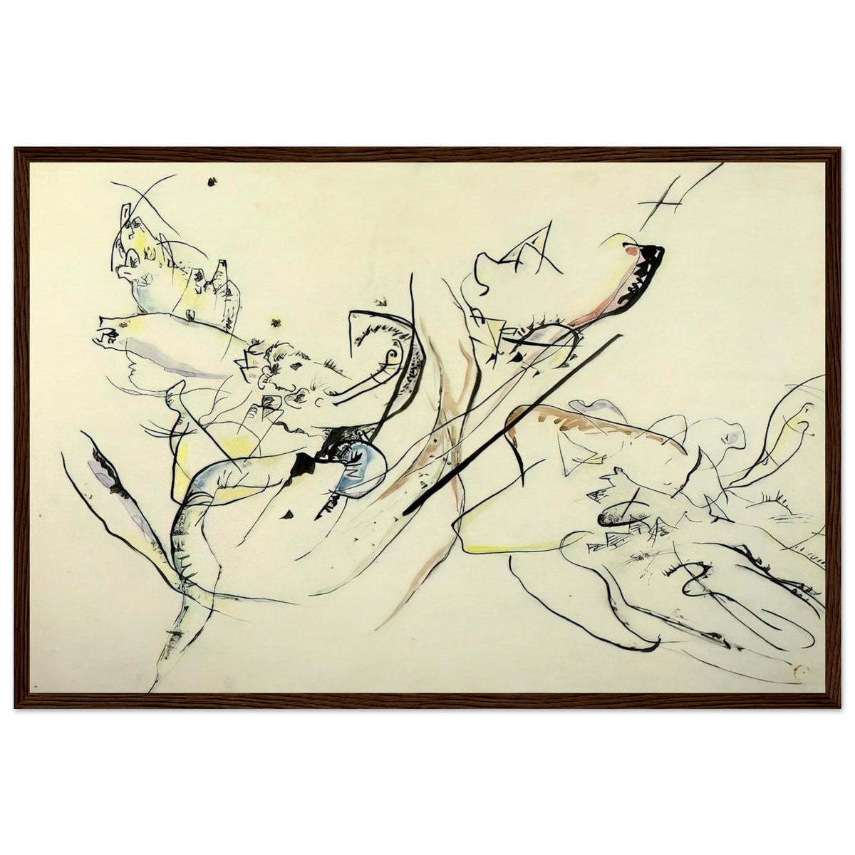 UNTITLED Framed Poster | Wassily Kandinsky Framed Prints Wall Art | Wassily Kandinsky Shop