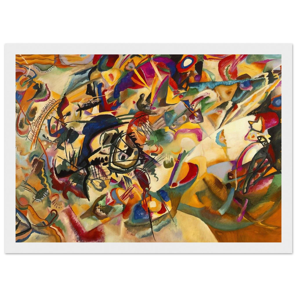 COMPOSITION VII 1913 Framed Poster | Wassily Kandinsky Framed Prints Wall Art | Wassily Kandinsky Shop