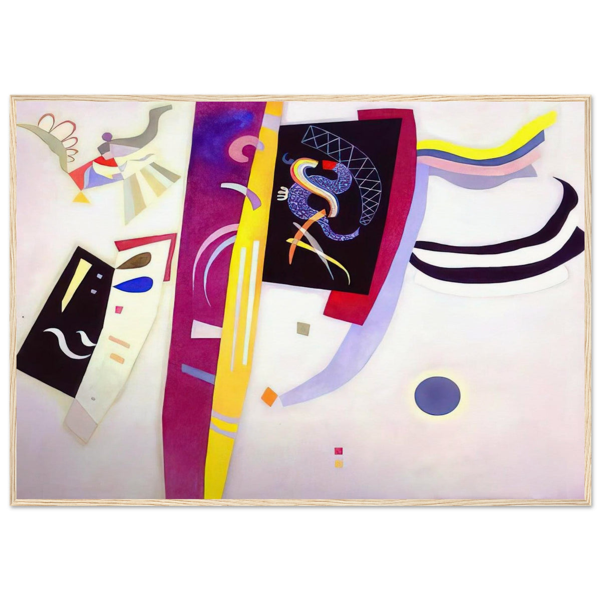 ORANGE VIOLET 1935 Framed Poster | Wassily Kandinsky Framed Prints Wall Art | Wassily Kandinsky Shop