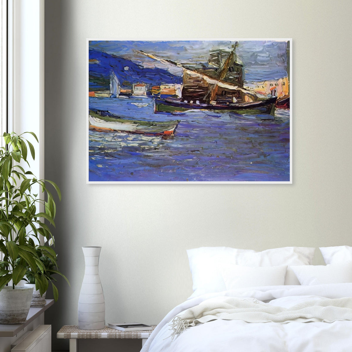 RAPALLO GRAUER DAY 1905 Framed Poster | Wassily Kandinsky Framed Prints Wall Art | Wassily Kandinsky Shop