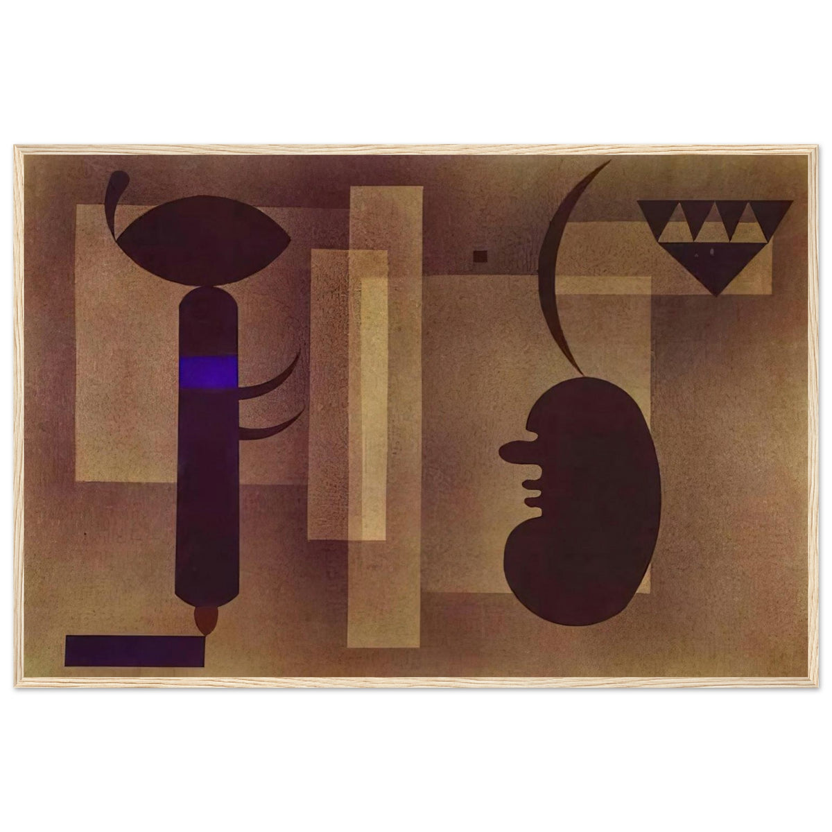 GLOOMY SITUATION 1933 Framed Poster | Wassily Kandinsky Framed Prints Wall Art | Wassily Kandinsky Shop