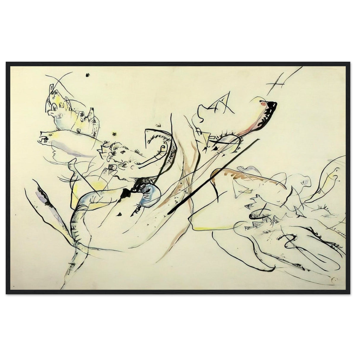 UNTITLED Framed Poster | Wassily Kandinsky Framed Prints Wall Art | Wassily Kandinsky Shop