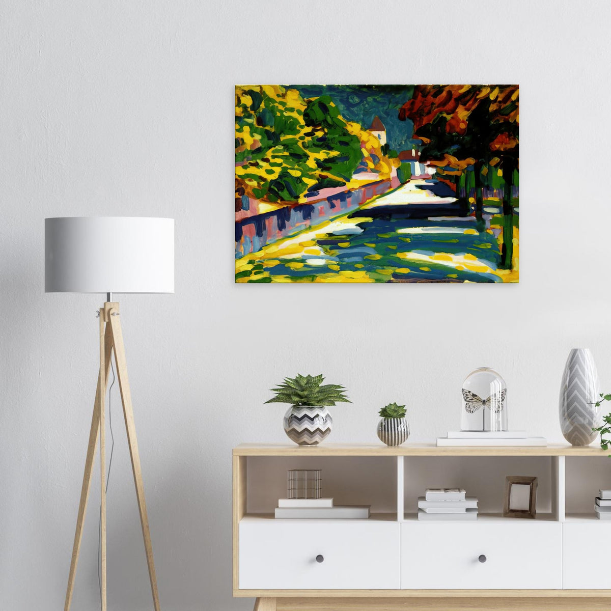 AUTUMN IN BAVARIA 1908 Canvas | Wassily Kandinsky Canvas | Wassily Kandinsky Shop