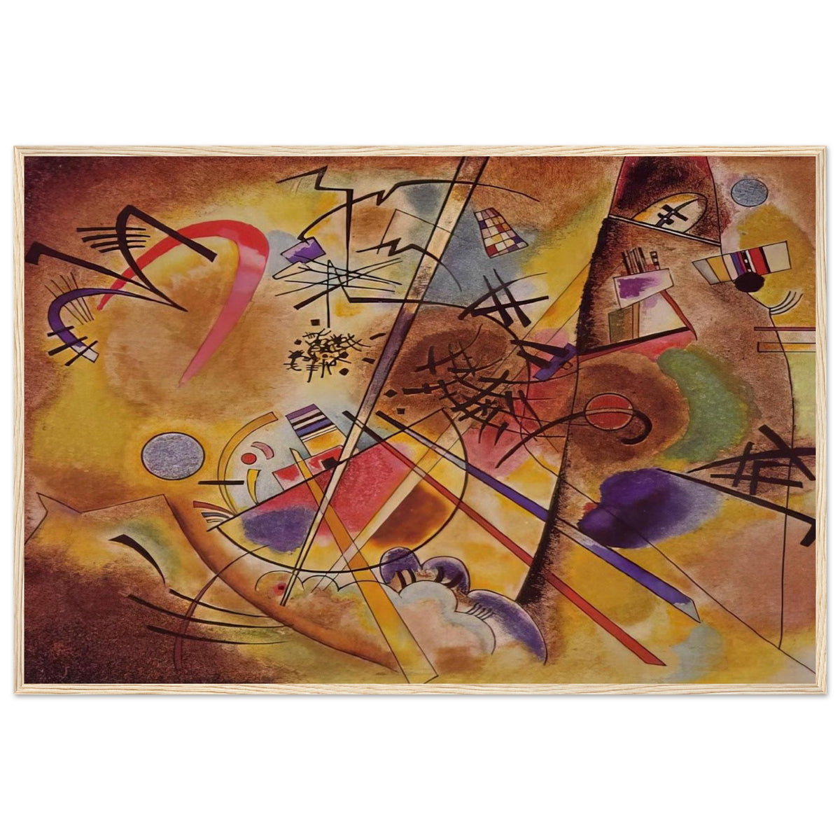 SMALL DREAM IN RED 1925 Framed Poster | Wassily Kandinsky Framed Prints Wall Art | Wassily Kandinsky Shop