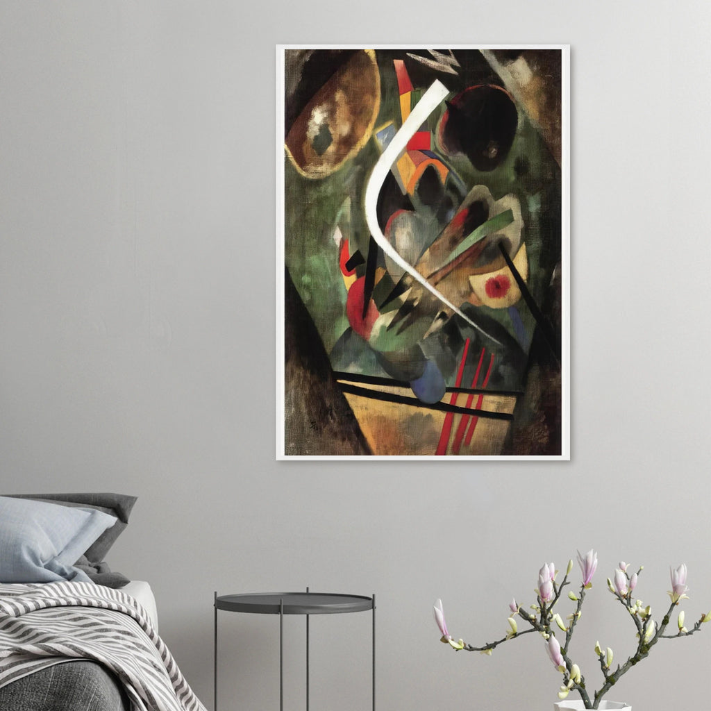 WHITE STROKE 1920 Framed Poster | Wassily Kandinsky Framed Prints Wall Art | Wassily Kandinsky Shop