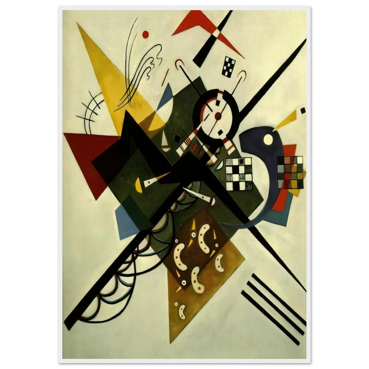 ON WHITE II 1923 Framed Poster | Wassily Kandinsky Framed Prints Wall Art | Wassily Kandinsky Shop