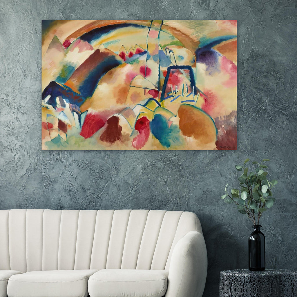 LANDSCAPE WITH CHURCH 1913 Poster | Wassily Kandinsky Poster | Wassily Kandinsky Shop