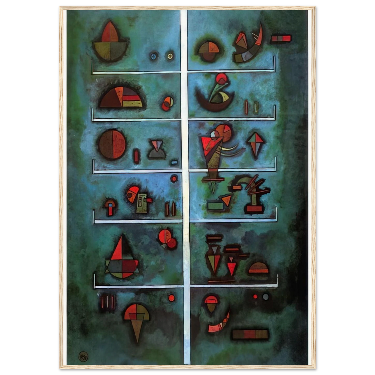 STOREYS 1929 Framed Poster | Wassily Kandinsky Framed Prints Wall Art | Wassily Kandinsky Shop
