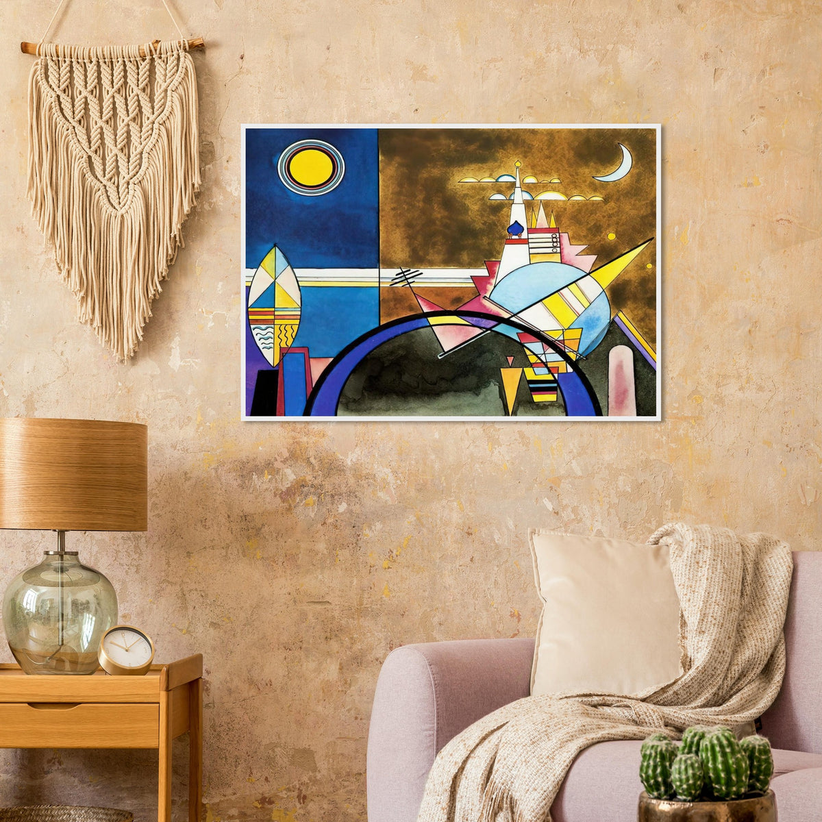 PICTURE XVI THE GREAT GATE OF KIEV STAGE SET FOR MUSSORGSKY S PICTURES AT AN EXHIBITION IN 1928 Framed Poster | Wassily Kandinsky Framed Prints Wall Art | Wassily Kandinsky Shop