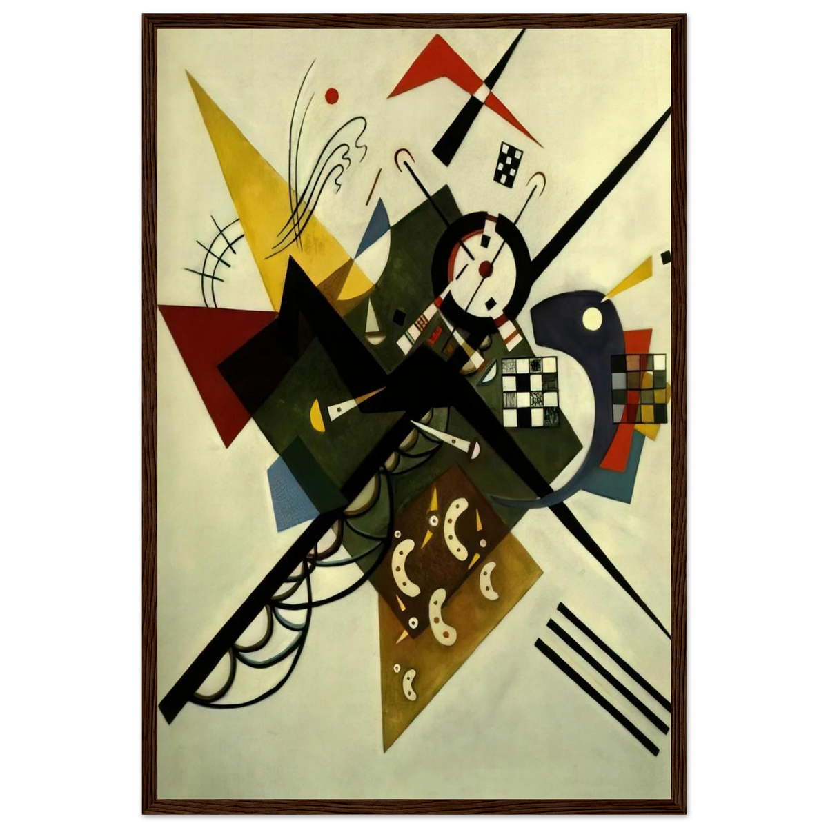 ON WHITE II 1923 Framed Poster | Wassily Kandinsky Framed Prints Wall Art | Wassily Kandinsky Shop