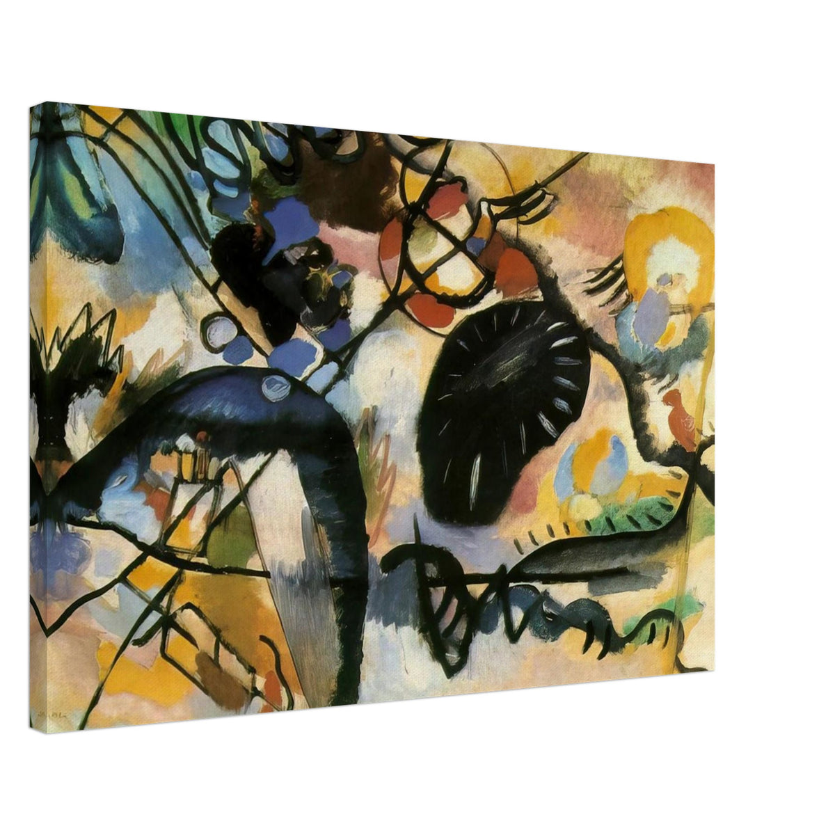 BLACK SPOT 1912 Canvas | Wassily Kandinsky Canvas | Wassily Kandinsky Shop