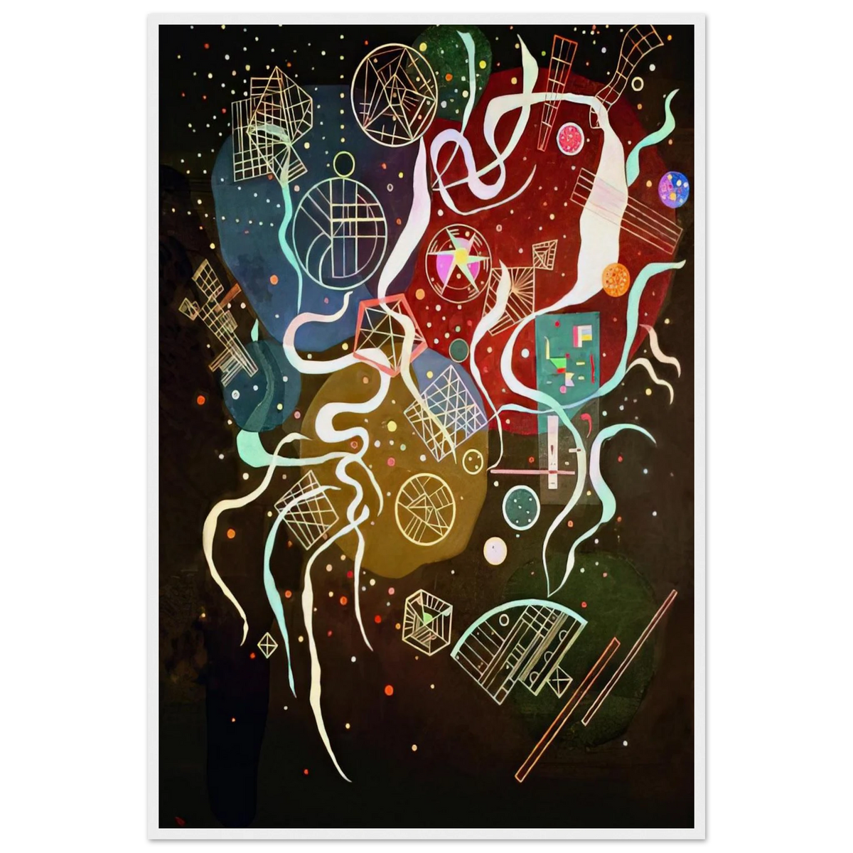 MOVEMENT I 1935 Framed Poster | Wassily Kandinsky Framed Prints Wall Art | Wassily Kandinsky Shop