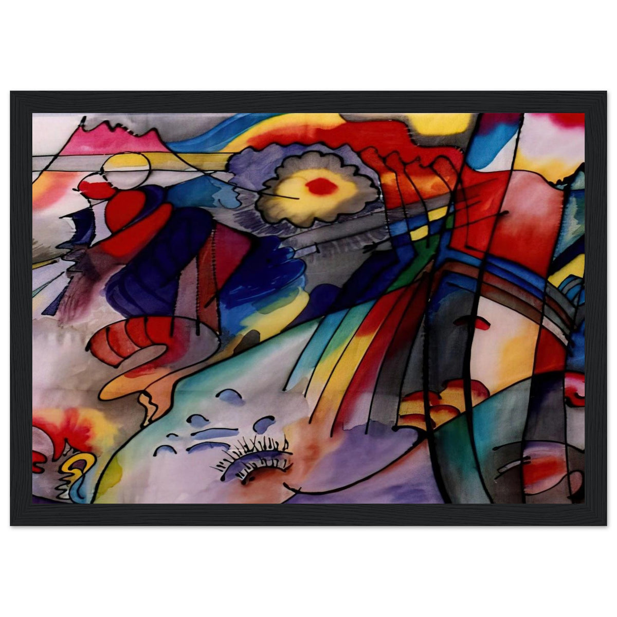 NOT_DETECTED_189363 Framed Poster | Wassily Kandinsky Framed Prints Wall Art | Wassily Kandinsky Shop