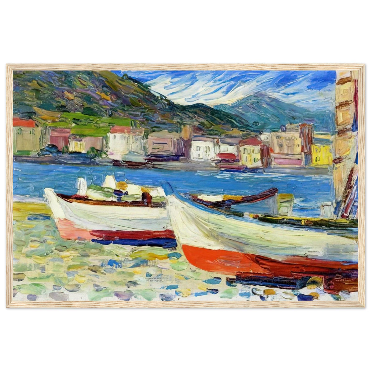 RAPALLO BOATS Framed Poster | Wassily Kandinsky Framed Prints Wall Art | Wassily Kandinsky Shop