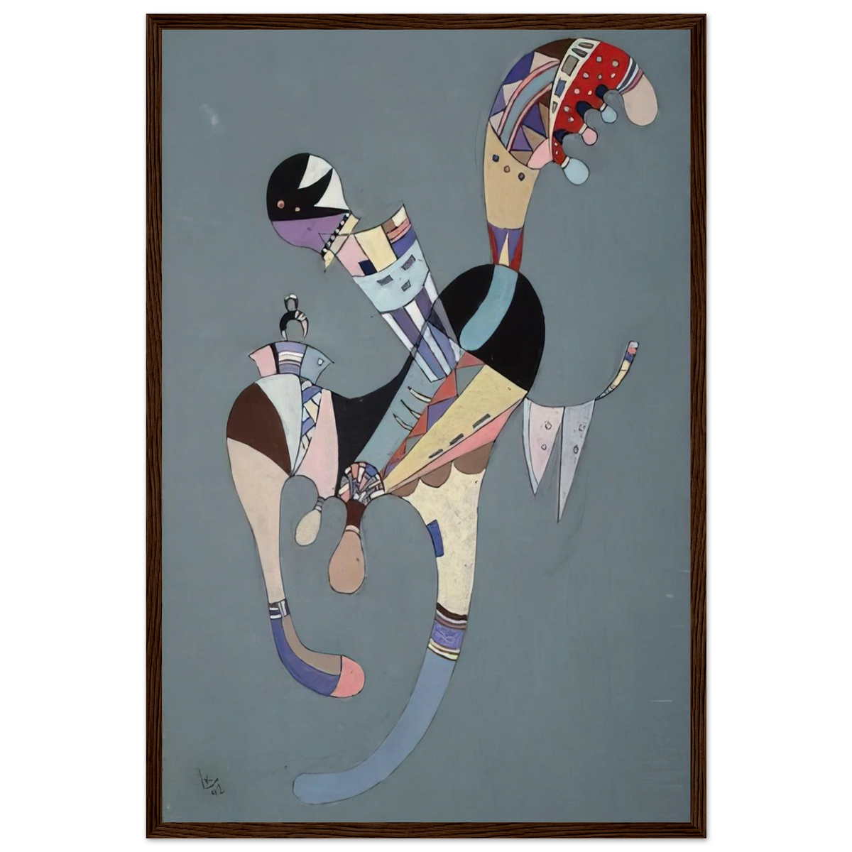 A FLOATING FIGURE 1942 Framed Poster | Wassily Kandinsky Framed Prints Wall Art | Wassily Kandinsky Shop
