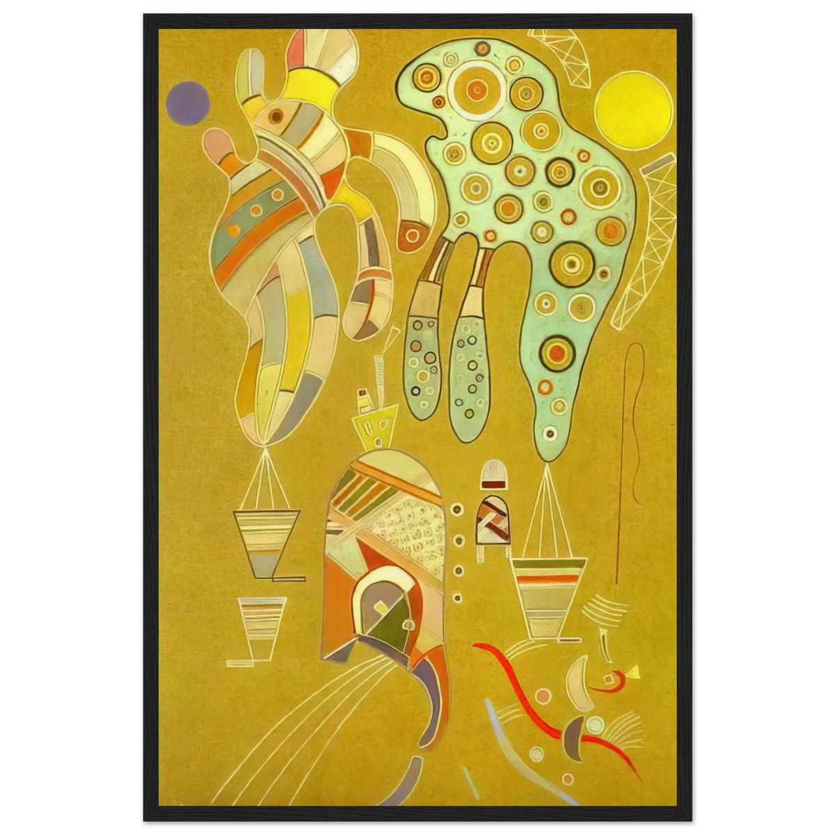 UNTITLED 1941 Framed Poster | Wassily Kandinsky Framed Prints Wall Art | Wassily Kandinsky Shop