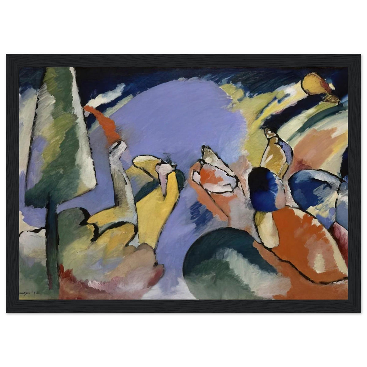 IMPROVISATION XIV 1910 Framed Poster | Wassily Kandinsky Framed Prints Wall Art | Wassily Kandinsky Shop