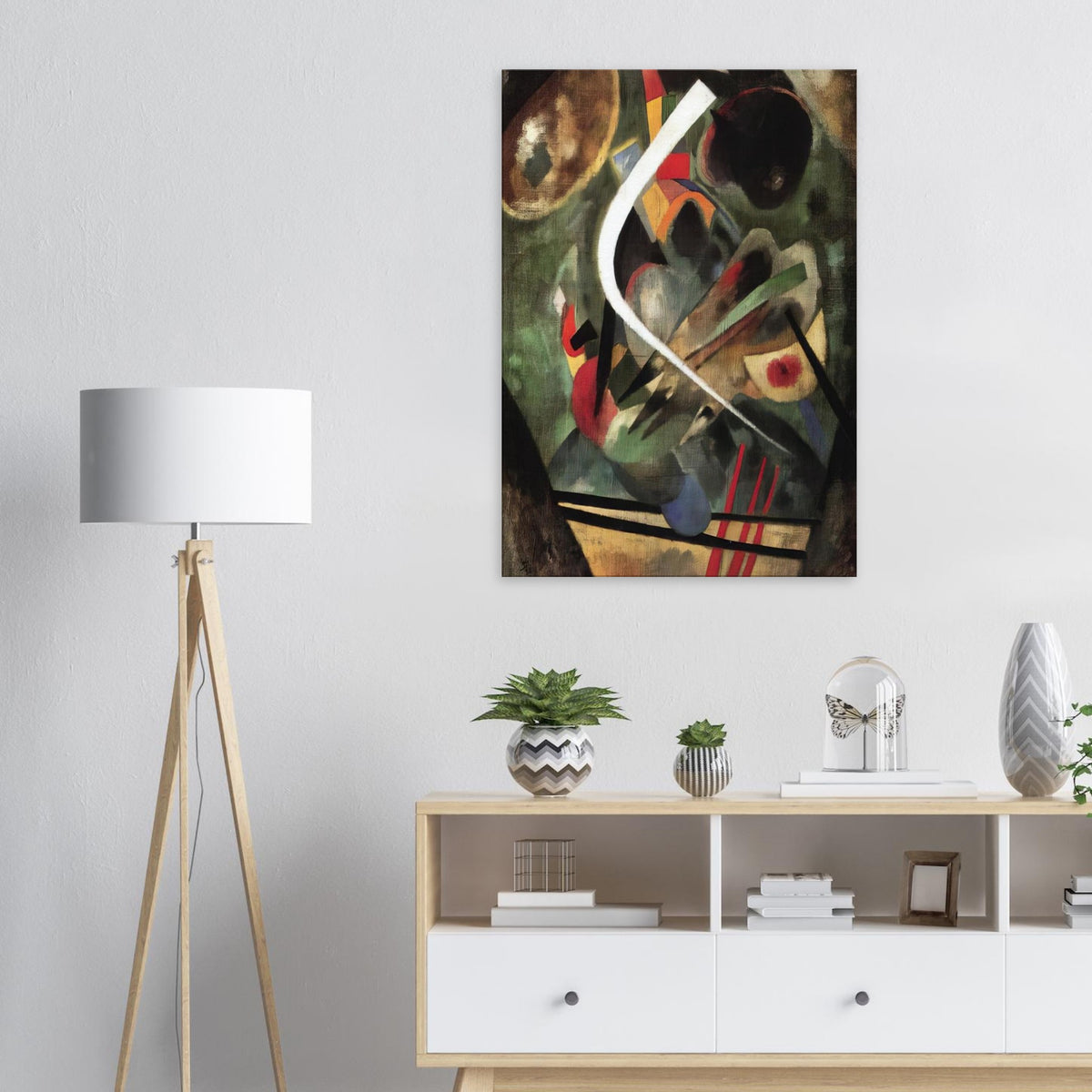 WHITE STROKE 1920 Canvas | Wassily Kandinsky Canvas | Wassily Kandinsky Shop