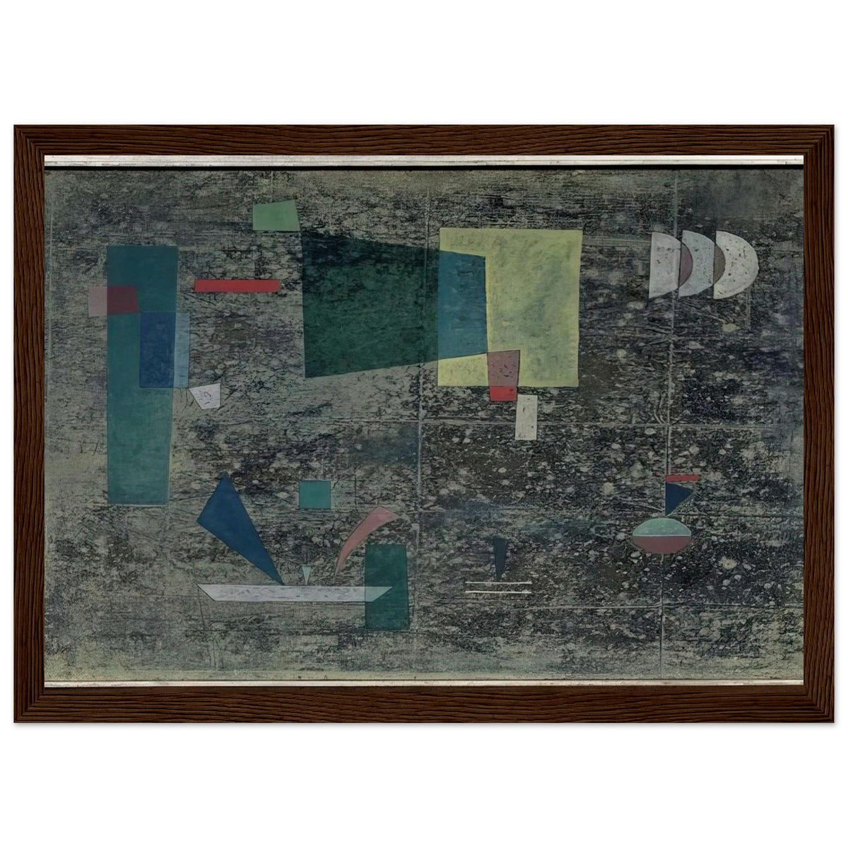 CIRCULATION SLOWED 1931 Framed Poster | Wassily Kandinsky Framed Prints Wall Art | Wassily Kandinsky Shop