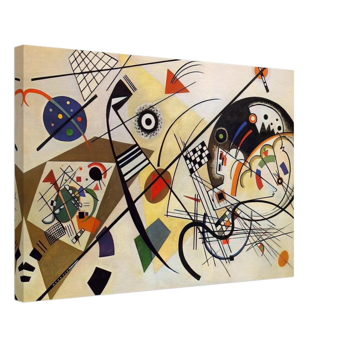 TRANSVERSE LINE 1923 Canvas | Wassily Kandinsky Canvas | Wassily Kandinsky Shop