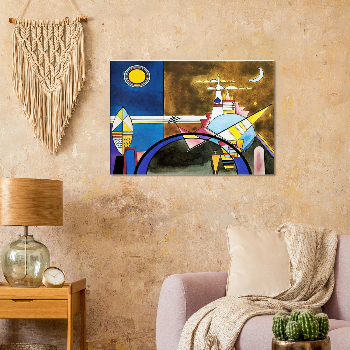 PICTURE XVI THE GREAT GATE OF KIEV STAGE SET FOR MUSSORGSKY S PICTURES AT AN EXHIBITION IN 1928 Canvas | Wassily Kandinsky Canvas | Wassily Kandinsky Shop