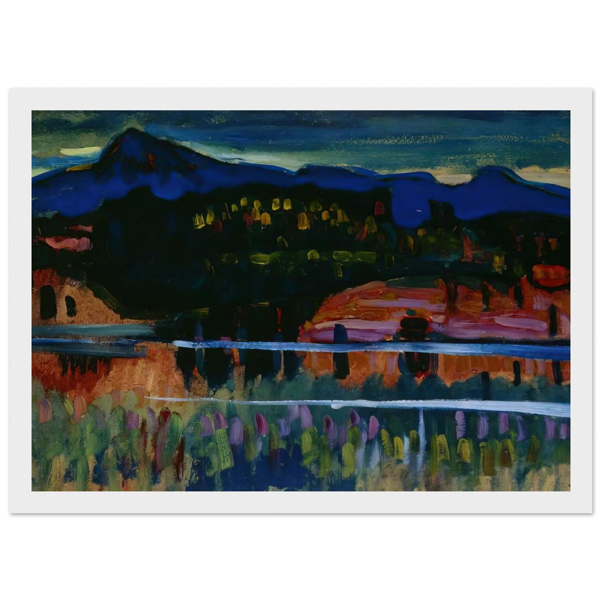 MURNAU AM STAFFELSEE 1908 Framed Poster | Wassily Kandinsky Framed Prints Wall Art | Wassily Kandinsky Shop