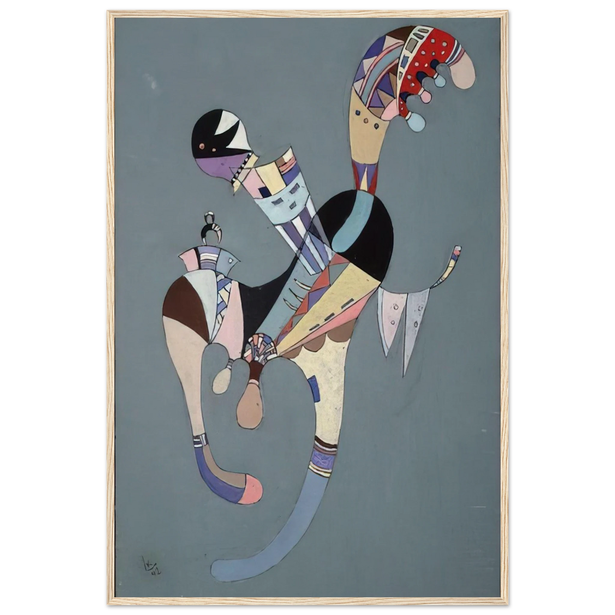 A FLOATING FIGURE 1942 Framed Poster | Wassily Kandinsky Framed Prints Wall Art | Wassily Kandinsky Shop