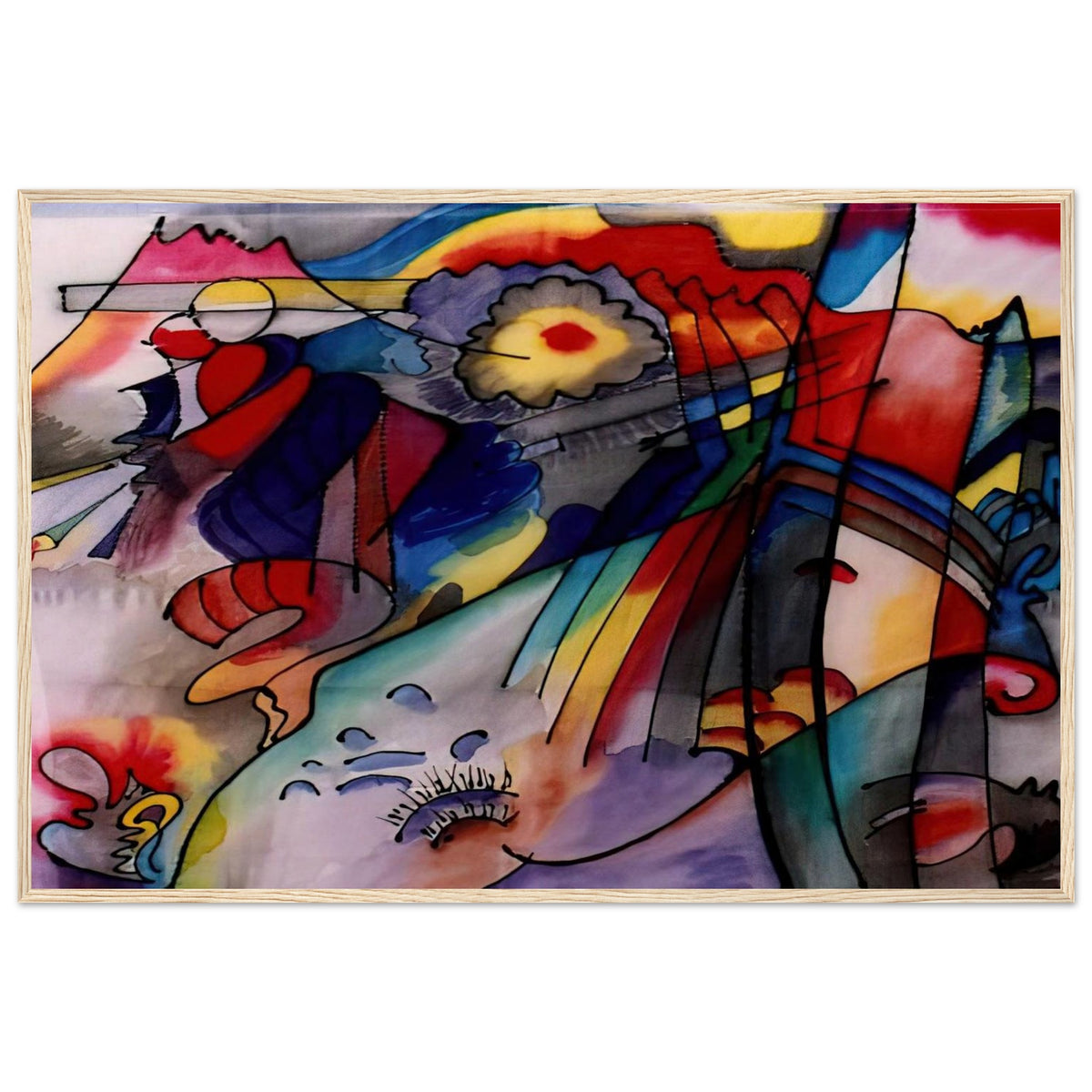 NOT_DETECTED_189363 Framed Poster | Wassily Kandinsky Framed Prints Wall Art | Wassily Kandinsky Shop