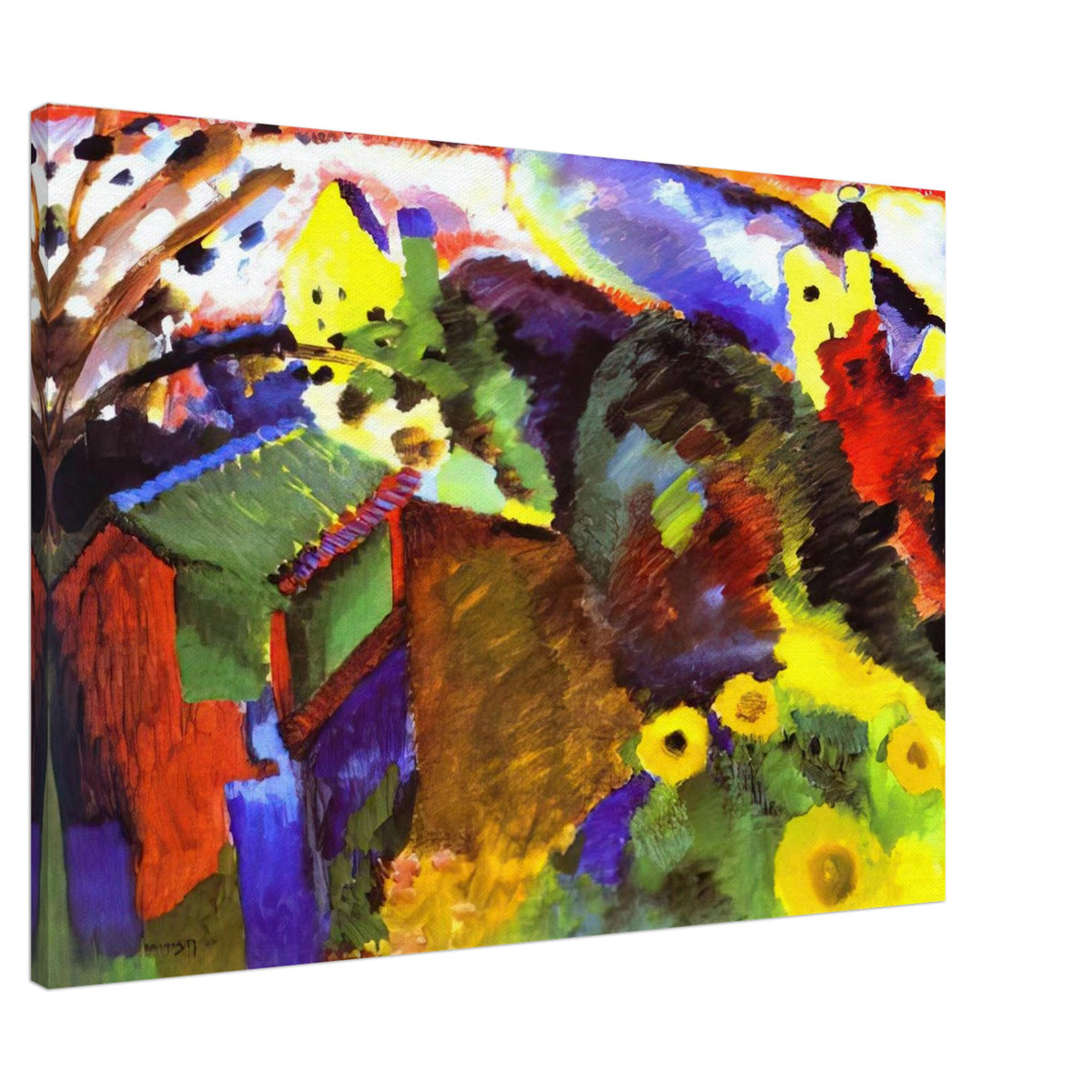 MURNAU GARDEN 1910 Canvas | Wassily Kandinsky Canvas | Wassily Kandinsky Shop