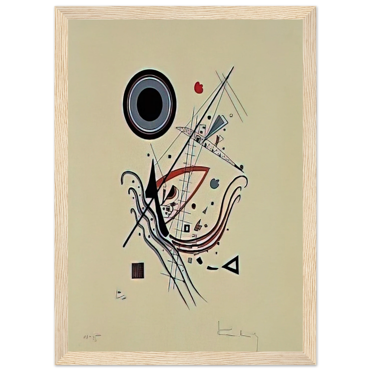 BLUE 1922 Framed Poster | Wassily Kandinsky Framed Prints Wall Art | Wassily Kandinsky Shop