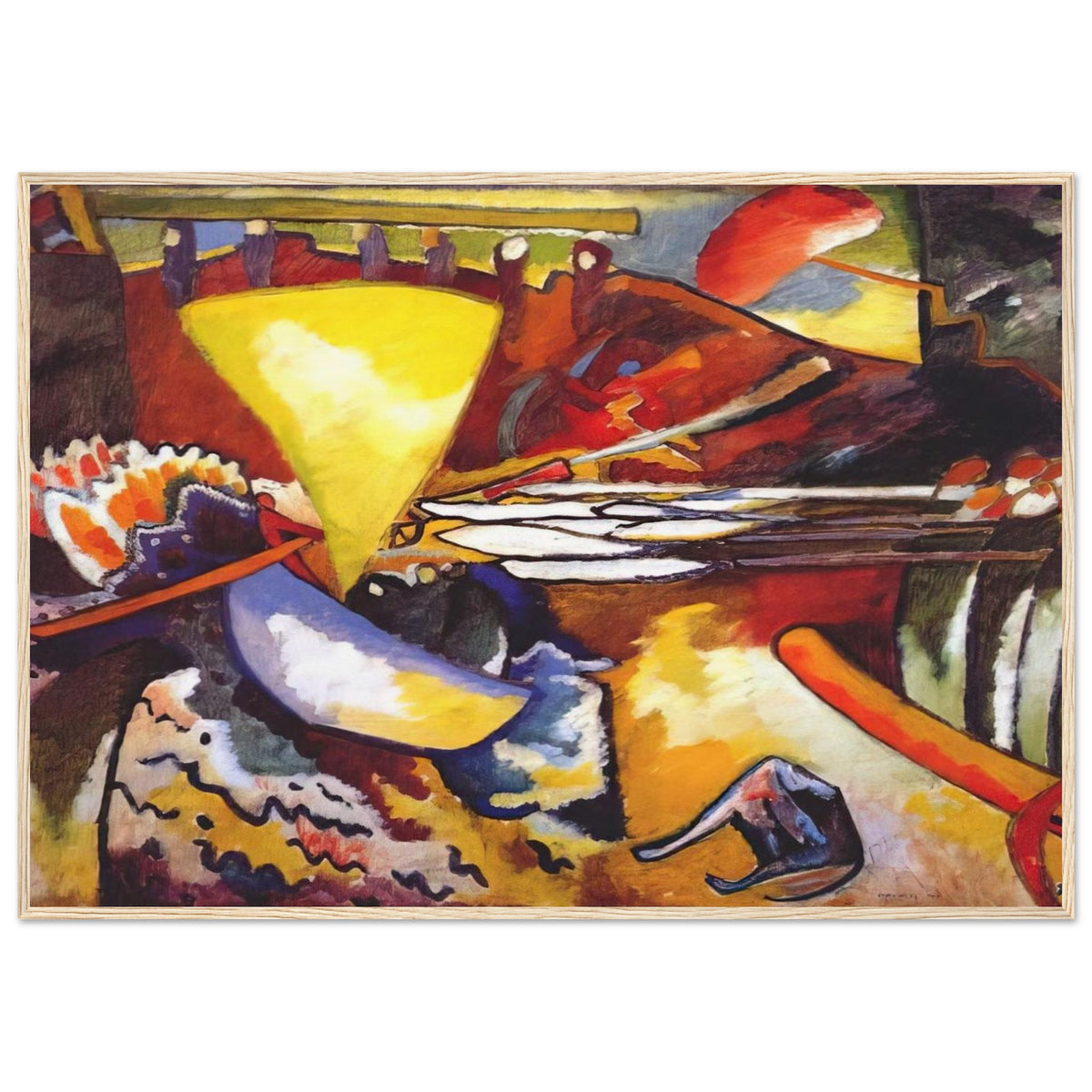 IMPROVISATION 11 1910 Framed Poster | Wassily Kandinsky Framed Prints Wall Art | Wassily Kandinsky Shop
