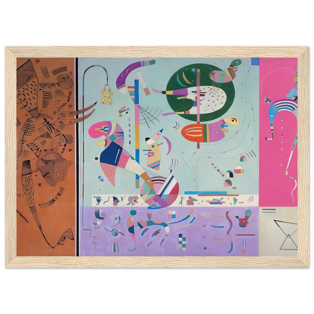 VARIOUS PARTS 1940 Framed Poster | Wassily Kandinsky Framed Prints Wall Art | Wassily Kandinsky Shop
