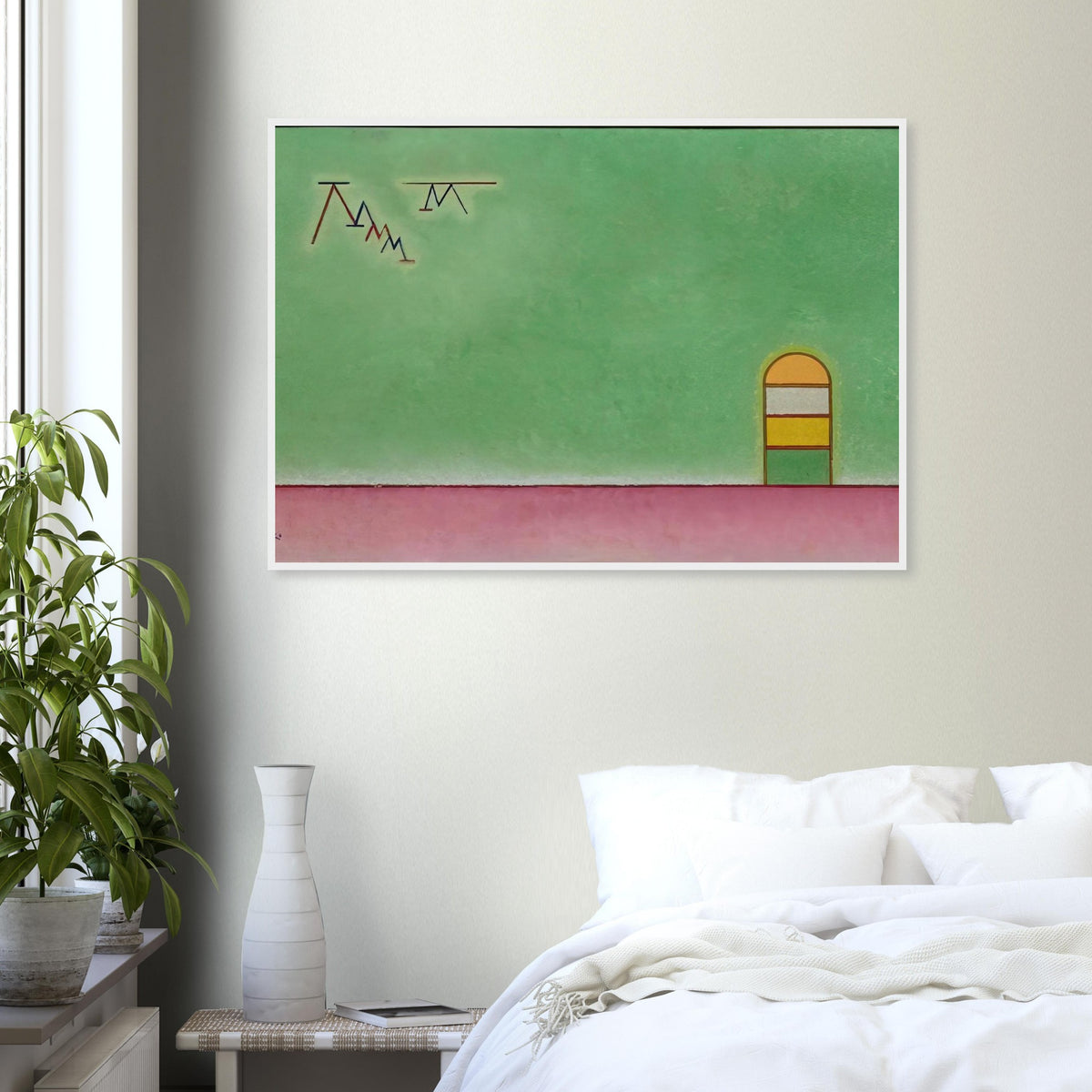 GREEN EMPTYNESS 1930 Framed Poster | Wassily Kandinsky Framed Prints Wall Art | Wassily Kandinsky Shop