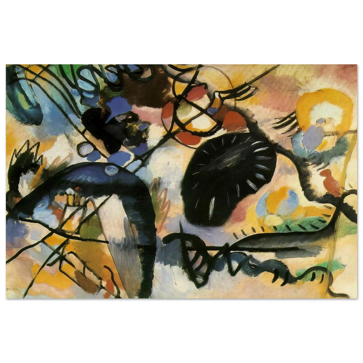 BLACK SPOT 1912 Poster | Wassily Kandinsky Poster | Wassily Kandinsky Shop