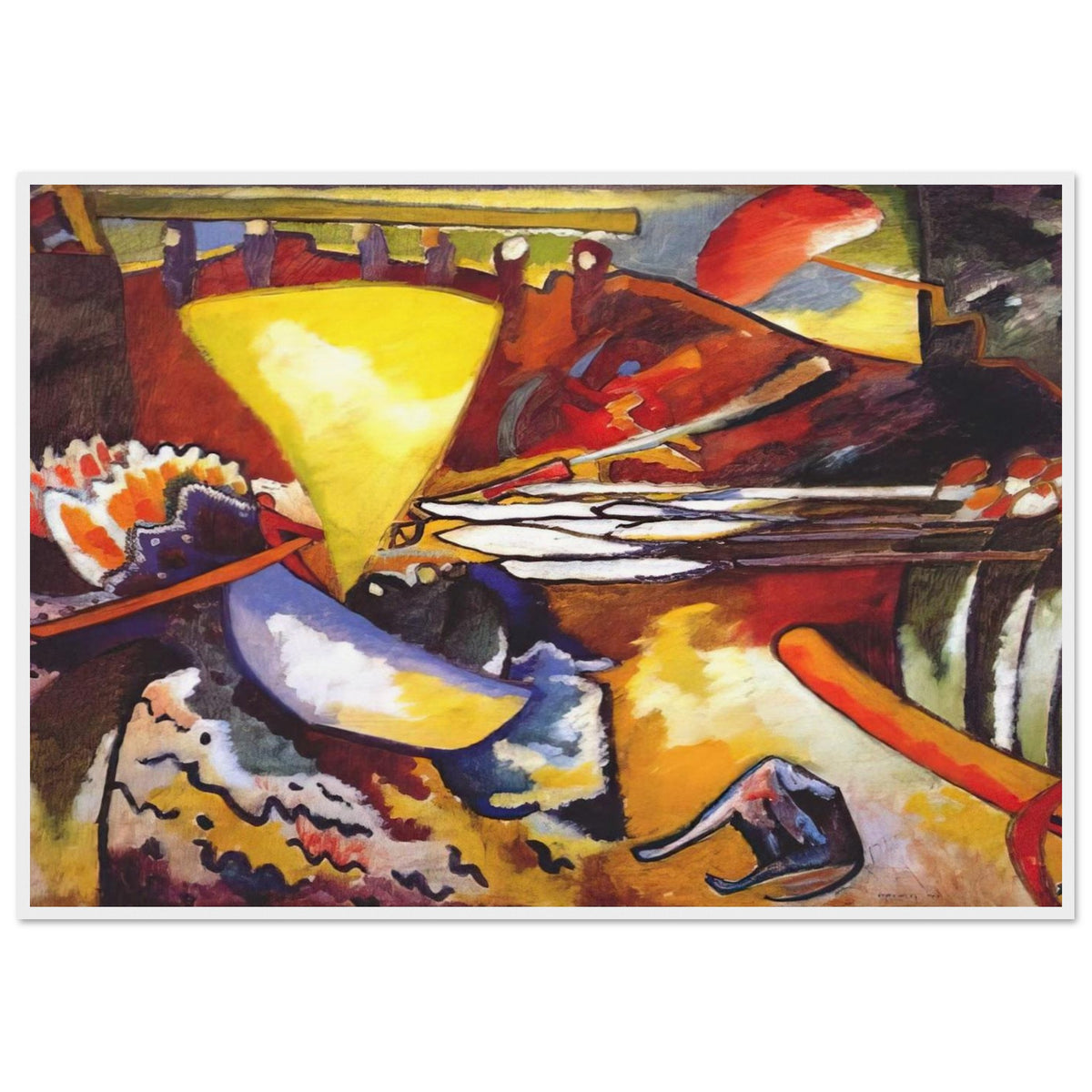 IMPROVISATION 11 1910 Framed Poster | Wassily Kandinsky Framed Prints Wall Art | Wassily Kandinsky Shop