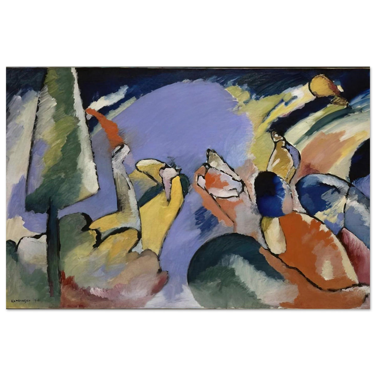 IMPROVISATION XIV 1910 Poster | Wassily Kandinsky Poster | Wassily Kandinsky Shop